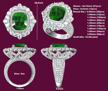 Load image into Gallery viewer, Custom Cushion cut Paraiba Ring