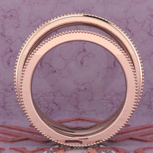 Load image into Gallery viewer, 4.6 CTW Cushion Cut Couple's Wedding Bands Flush Moissanite Set D Color