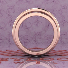 Load image into Gallery viewer, 0.5 CTW Round Cut Couple's Wedding Bands Flush Moissanite Set D Color