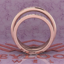 Load image into Gallery viewer, 2.5 CTW Triangle Cut Couple's Wedding Bands Flush Moissanite Set D Color