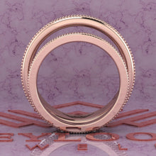 Load image into Gallery viewer, 2.5 CTW Marquise Cut Couple's Wedding Bands Flush Moissanite Set D Color