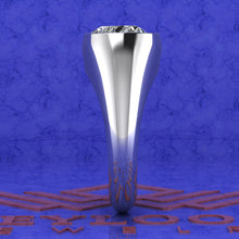 Load image into Gallery viewer, 3 CT Heart Cut Bezel Unisex Moissanite Engagement Ring D Color