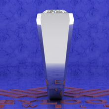 Load image into Gallery viewer, 10.5 CT Elongated Radiant Cut Bazel Man's Moissanite Engagement Ring D Color