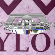 Load image into Gallery viewer, 10 CT Triangle Cut Solitaire Basket Moissanite Necklace D Color