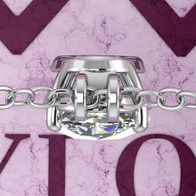 Load image into Gallery viewer, 12 CT Elongated Oval Cut Solitaire Basket Moissanite Necklace D Color