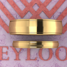 Load image into Gallery viewer, Couple's Wedding Bands Moissanite Set 003 D Color