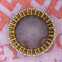 Load image into Gallery viewer, 8.8 CTW Marquise Cut Eternity Bands D Color Basket Moissanite Ring